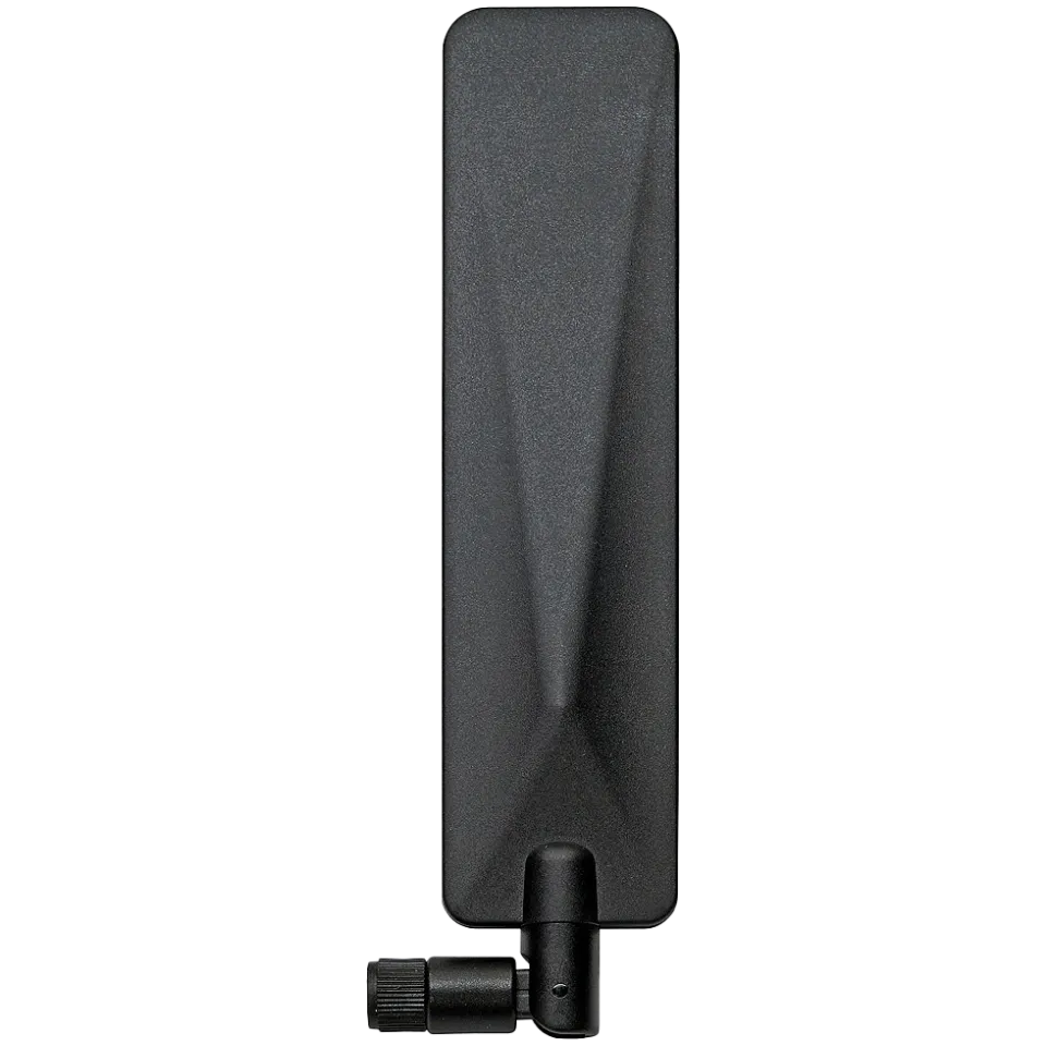 2J Machete UHF 4G-5G WiFi X-Ultraband Hinged Antenna, 410 to 5925 MHz, SMA Male