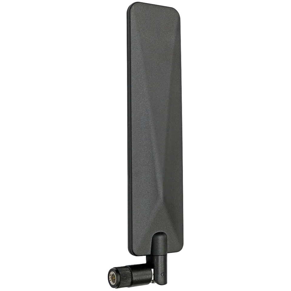 2J Machete UHF 4G-5G WiFi X-Ultraband Hinged Antenna, 410 to 5925 MHz, SMA Male – view 2