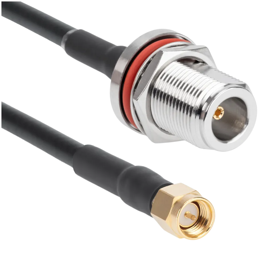 PTL-195 Patch Cable N Female to SMA Male, 40cm