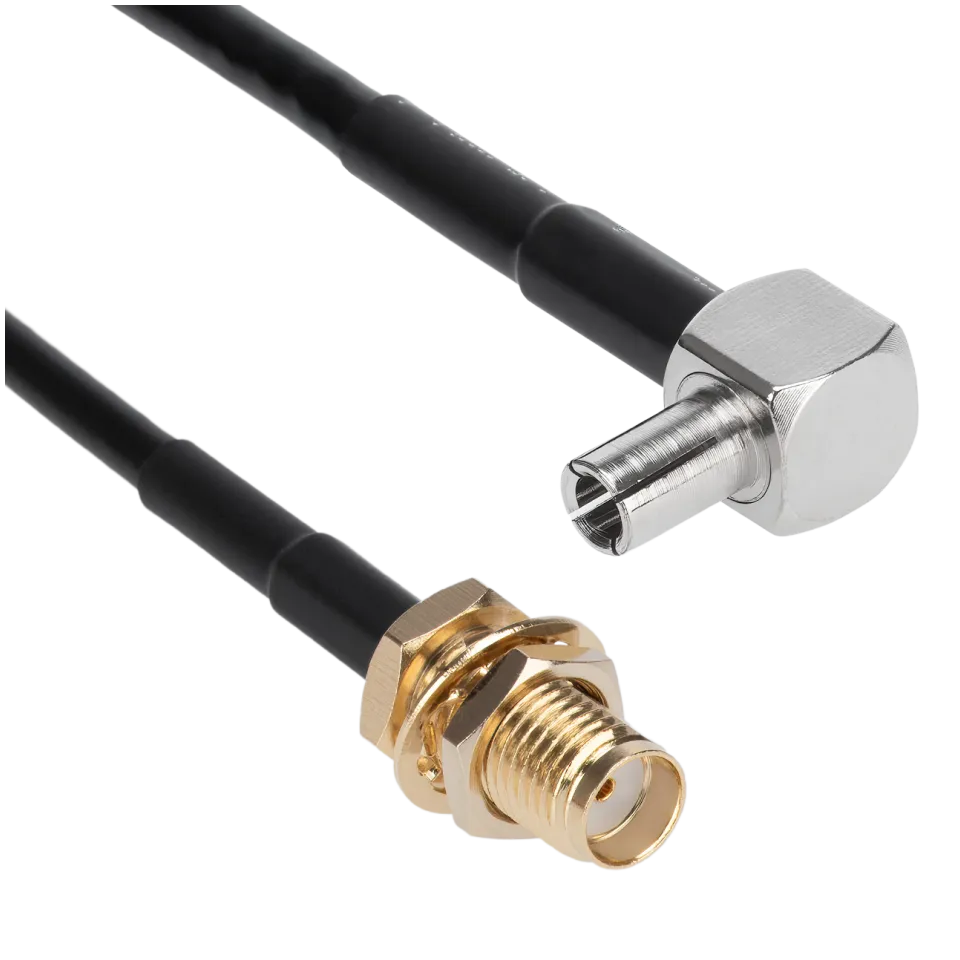 PTL-100 Patch Cable TS9 to SMA Female, 18cm