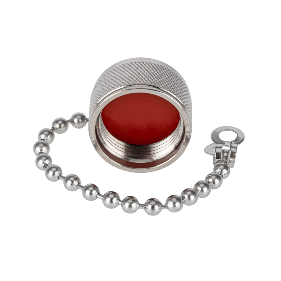 Dust Cap N Male, with Chain – view 4