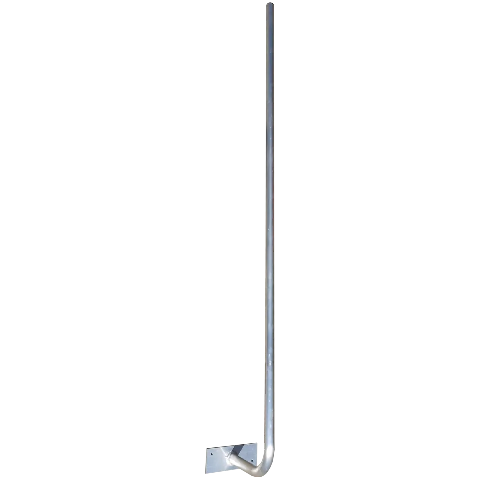 APAC Aluminium J Pole Fascia Mount, 1.8m
