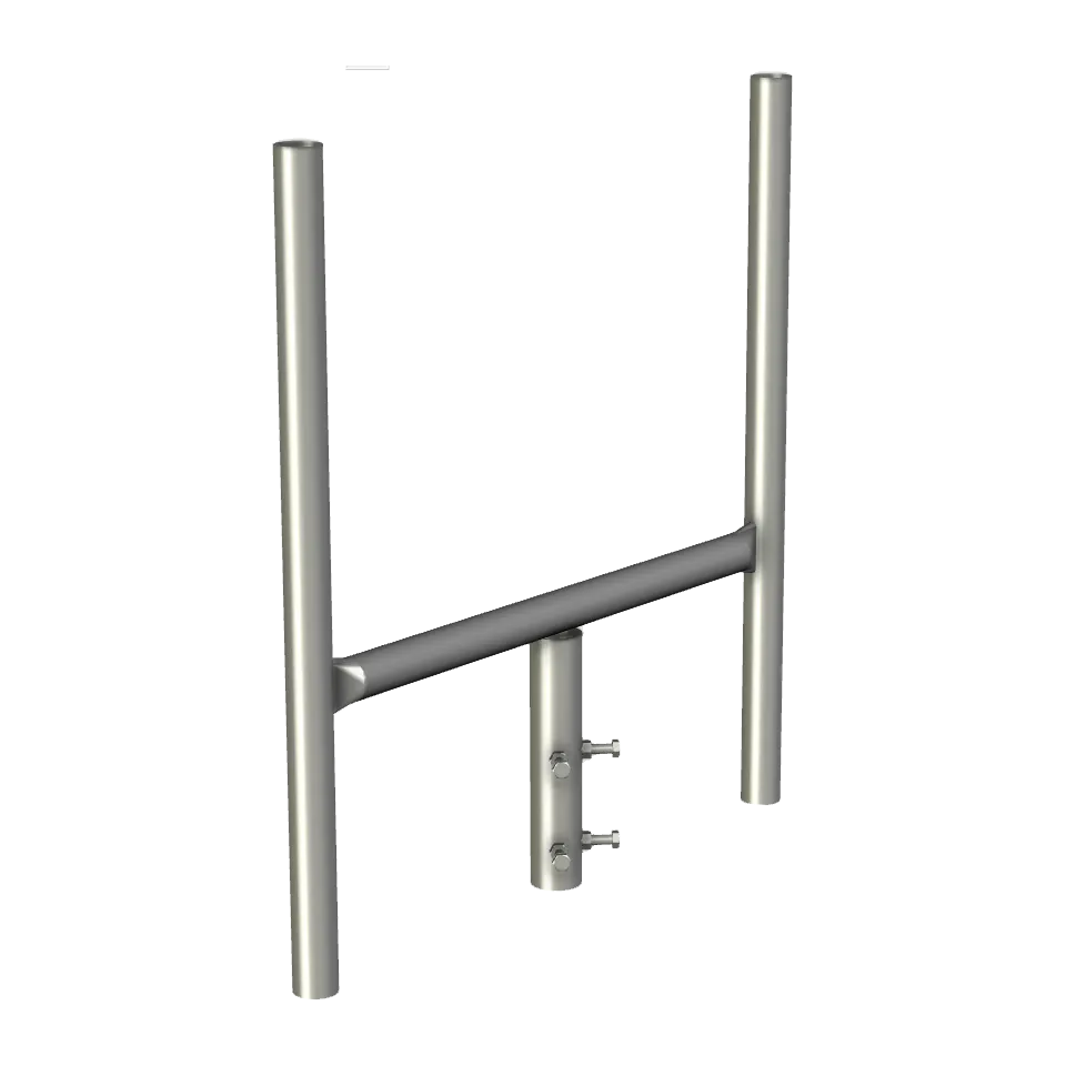 APAC GC48 Series Galvanised Steel Headframe, 2 Sector