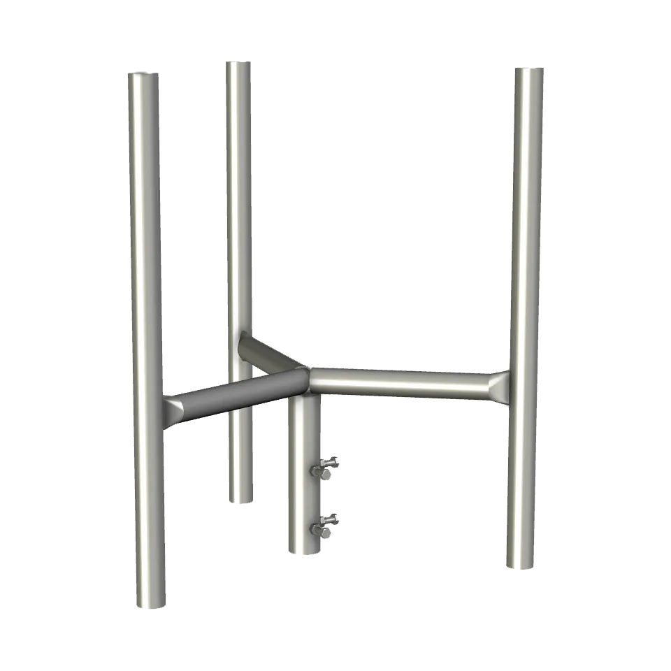APAC GC48 Series Galvanised Steel Headframe, 3 Sector