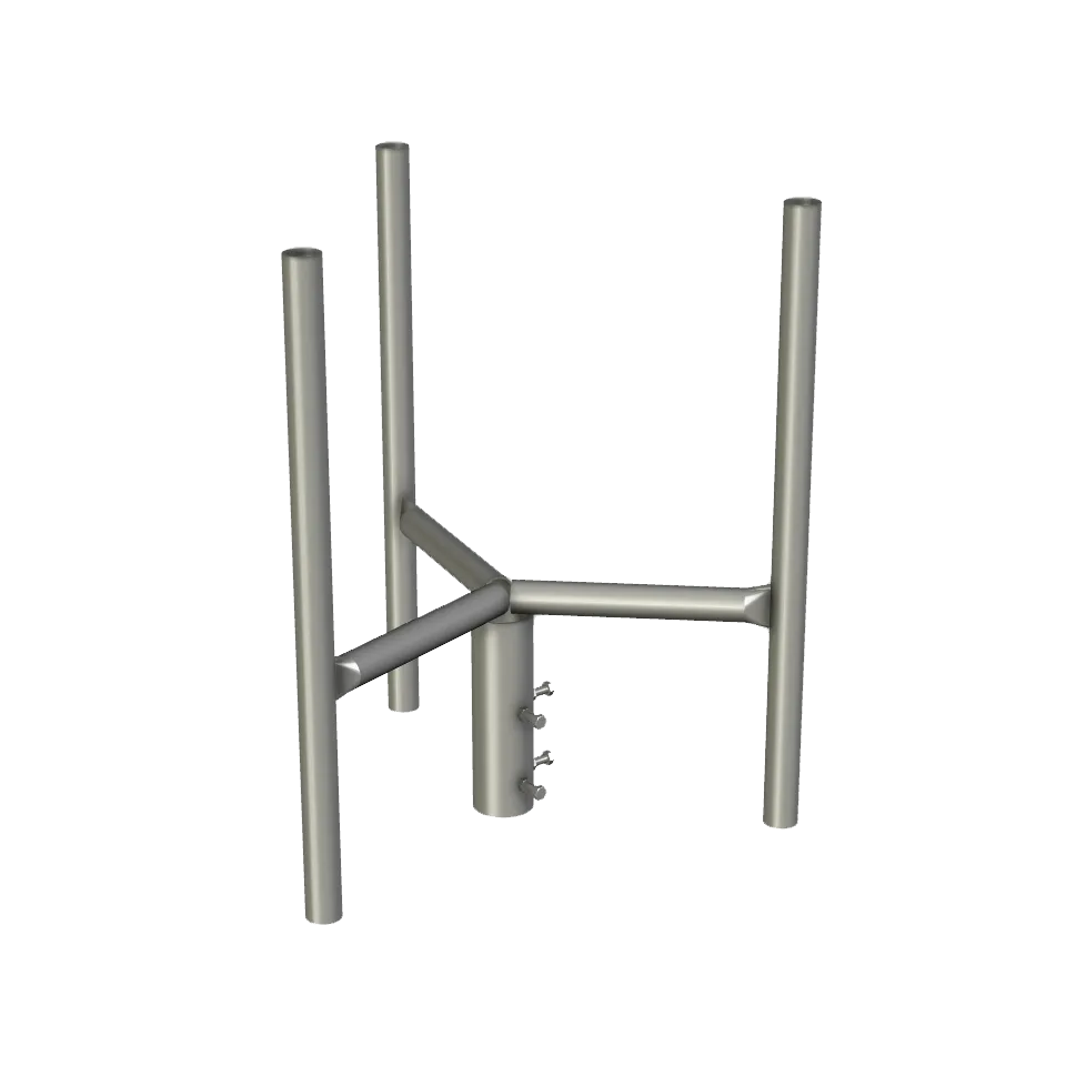 APAC GC76 Series Galvanised Steel Headframe, 3 Sector