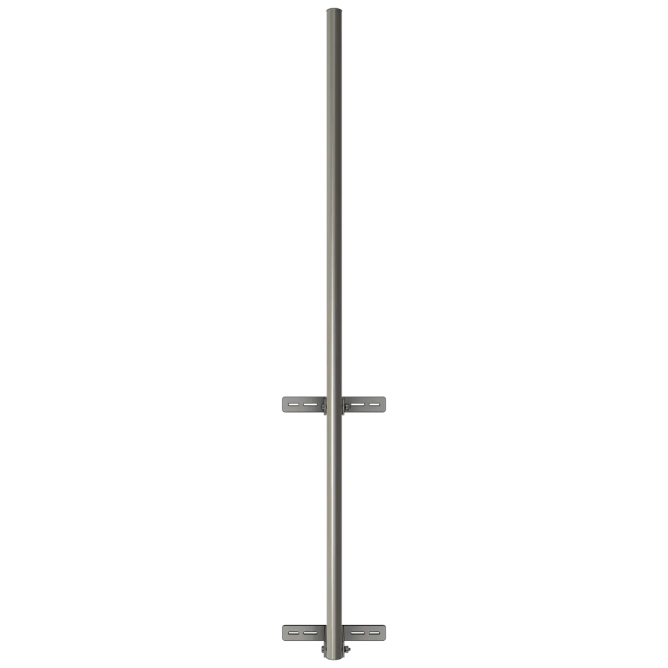 APAC GM48W Galvanised Steel Wall Mounted Mast, 48mm Pole – view 2