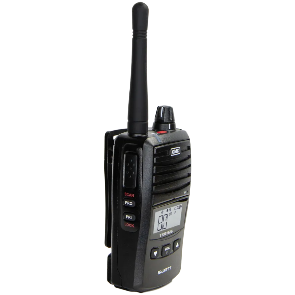 GME TX6165 5/1 Watt UHF CB Handheld Radio – view 2