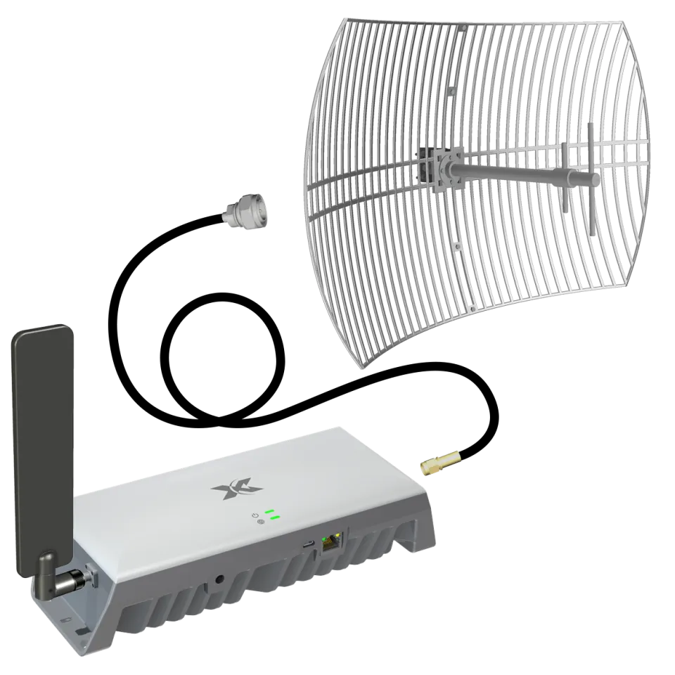 Cel-Fi G41 Outback 4G Booster Pack - Low Band XRange Grid Antenna