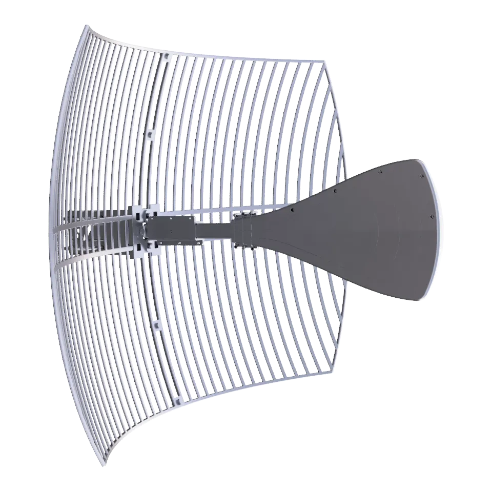 Powertec 4G-5G Wideband Grid Antenna, 698 to 4000 MHz, 4.3-10 Female