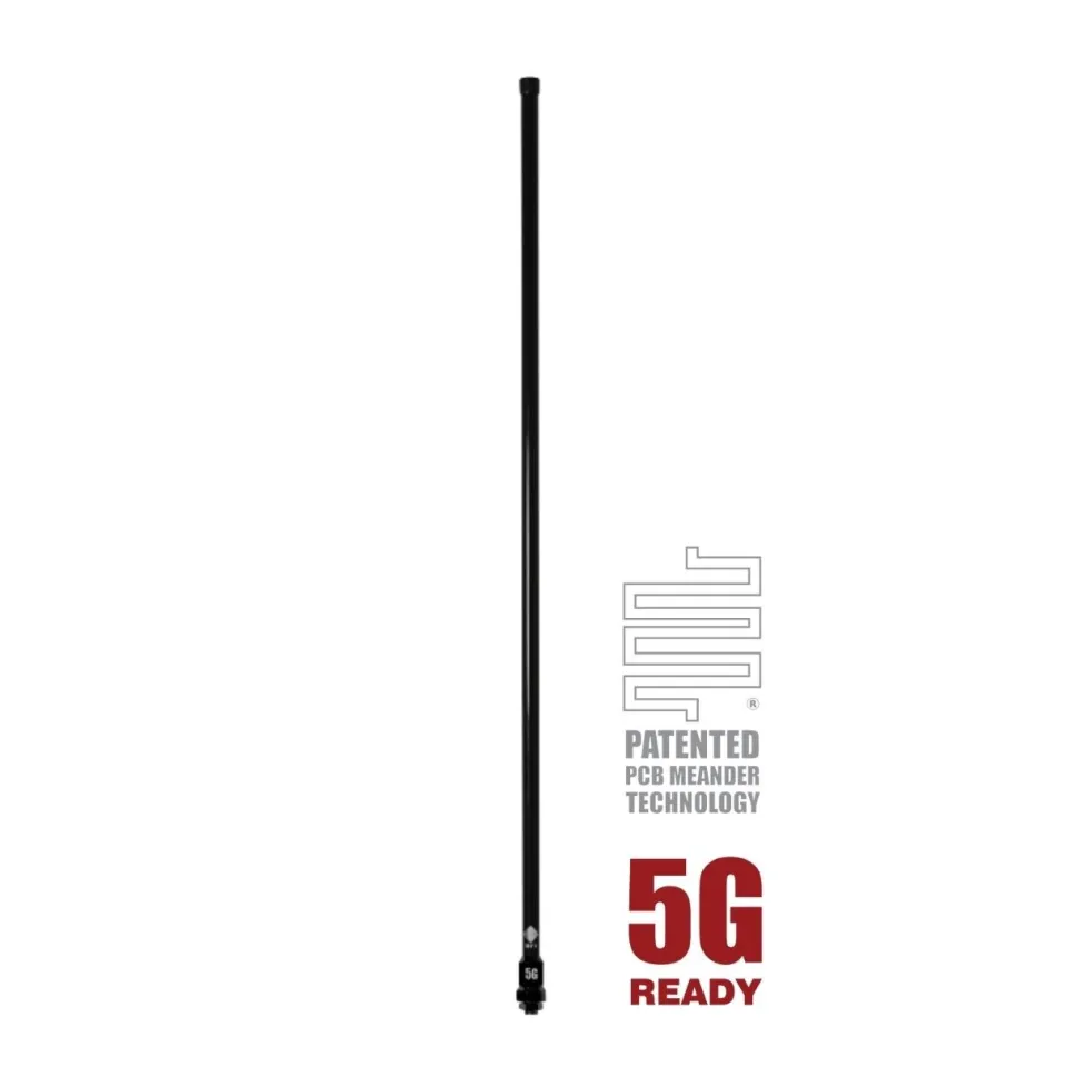 RFI CD8294 4G-5G Stud Mount Antenna, 5.5 dBi, 698 to 3800 MHz, SMA Male – view 2