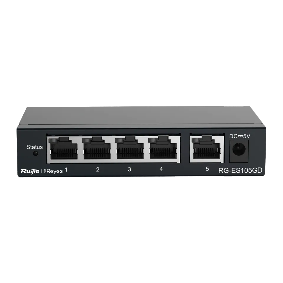 Ruijie ES105GD 5-Port Gigabit Unmanaged Switch
