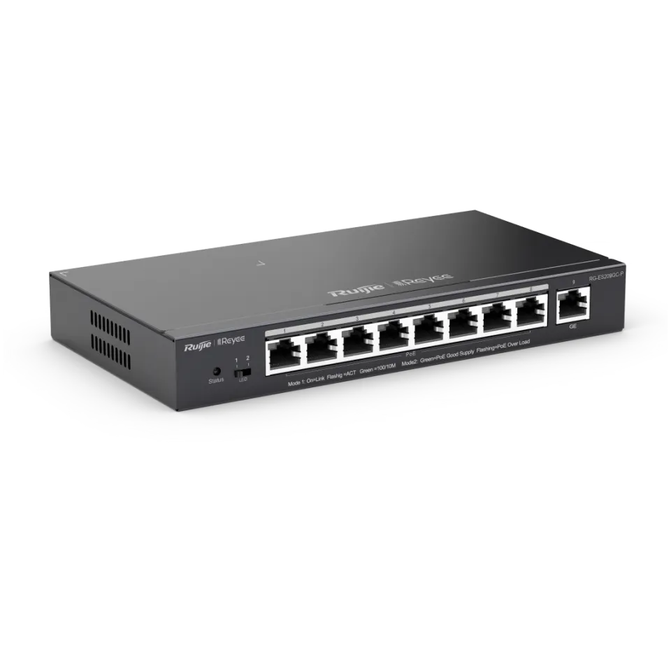 Ruijie ES209GC-P 9-Port Managed PoE+ Switch
