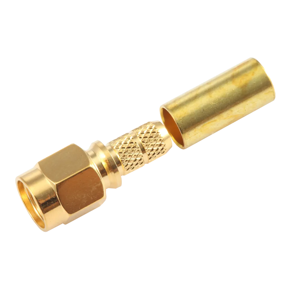 SMA Male Connector for RG-58 / L-195 Coaxial Cable