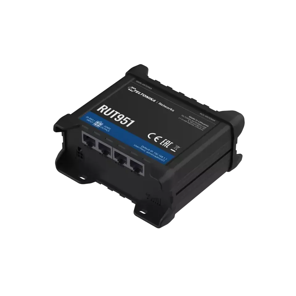 Teltonika RUT951 4G Router with WiFi, Dual SIM
