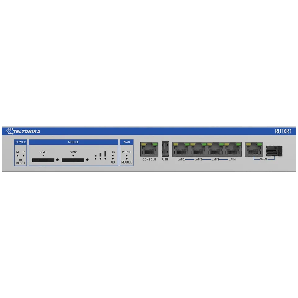 Teltonika RUTXR1 4G Cat-6 Router, Rack Mounted – view 2