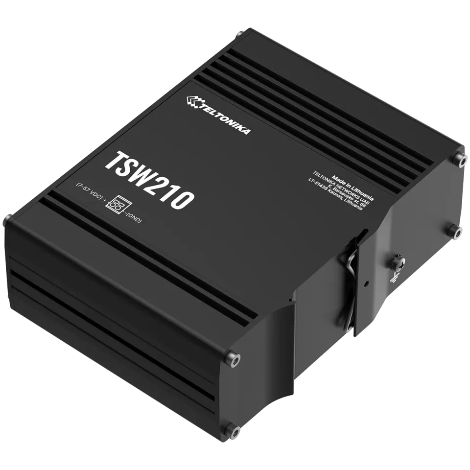 Teltonika TSW210 Unmanaged Industrial Switch – view 4