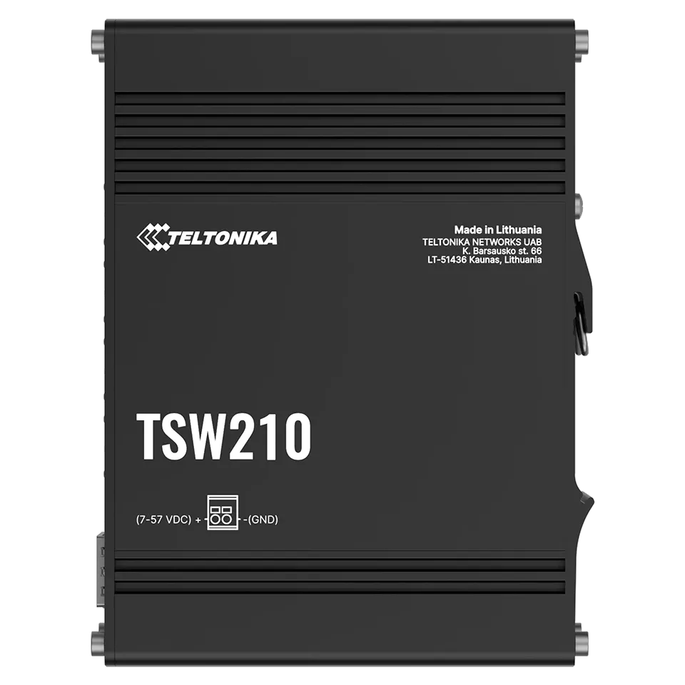 Teltonika TSW210 Unmanaged Industrial Switch – view 6
