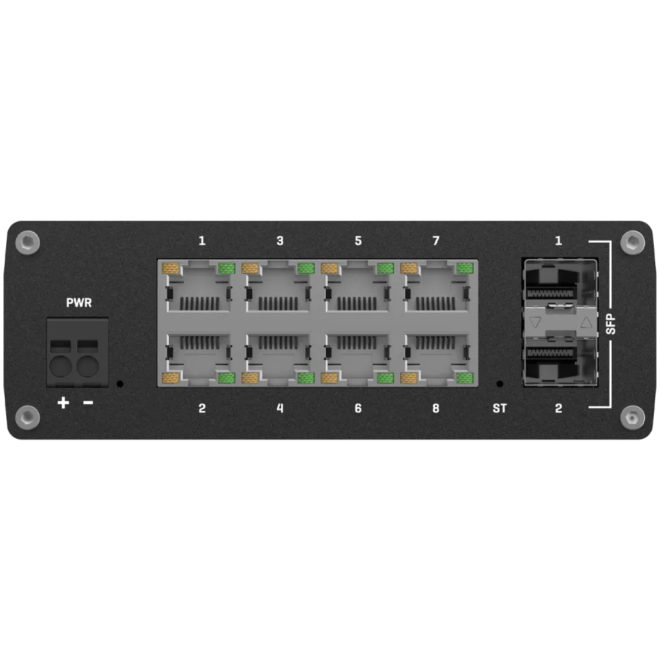 Teltonika TSW212 L2 Managed Ethernet Switch – view 2