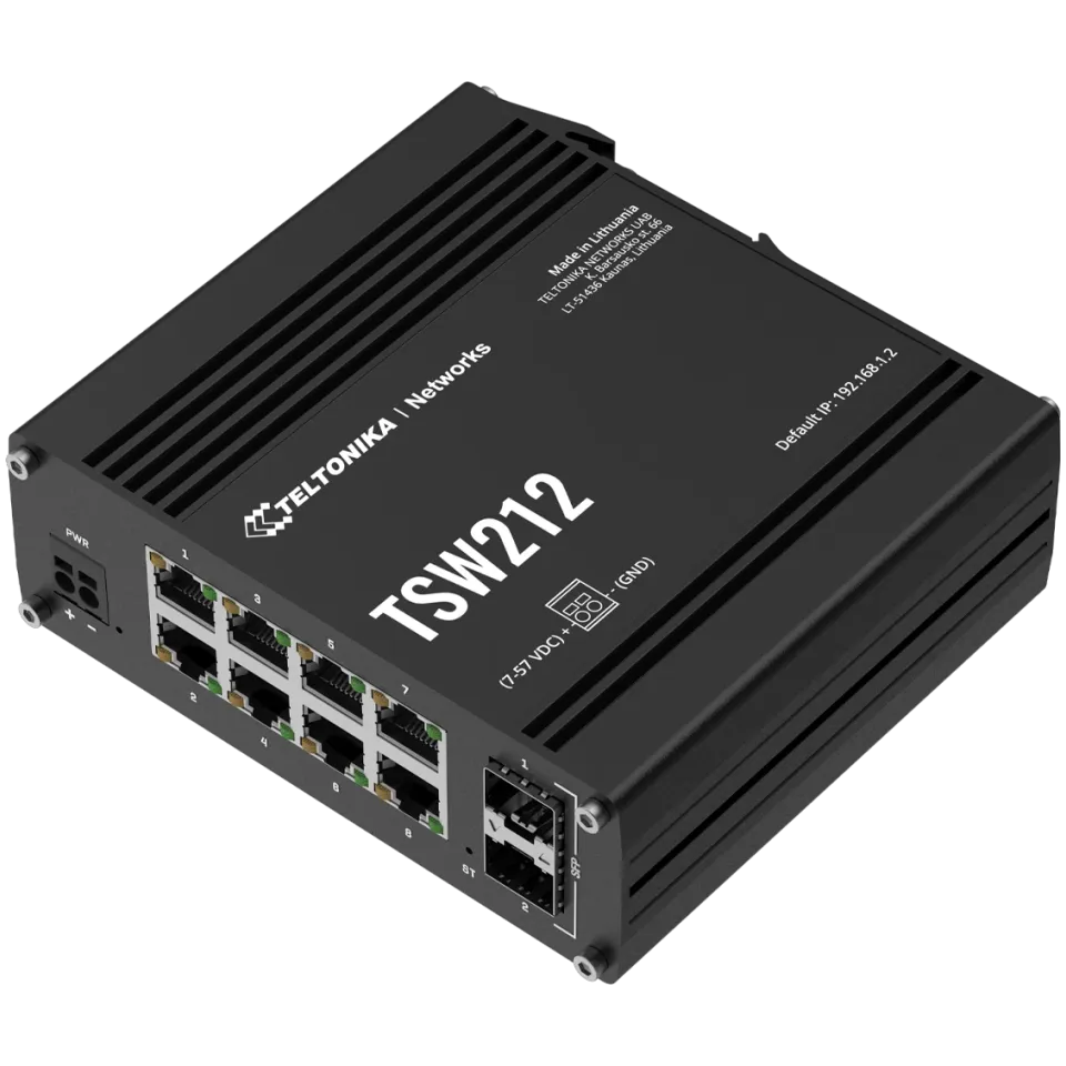 Teltonika TSW212 L2 Managed Ethernet Switch