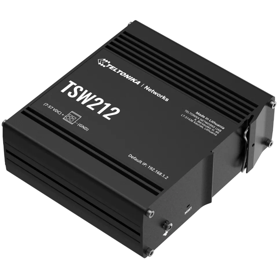 Teltonika TSW212 L2 Managed Ethernet Switch – view 4