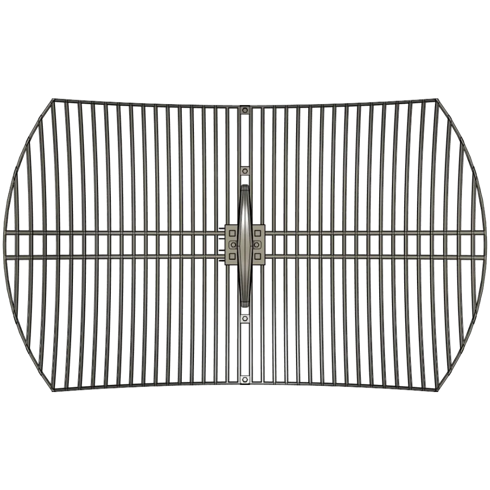 Powertec 4G-5G Wideband Grid Antenna, 698 to 4000 MHz, 4.3-10 Female – view 2