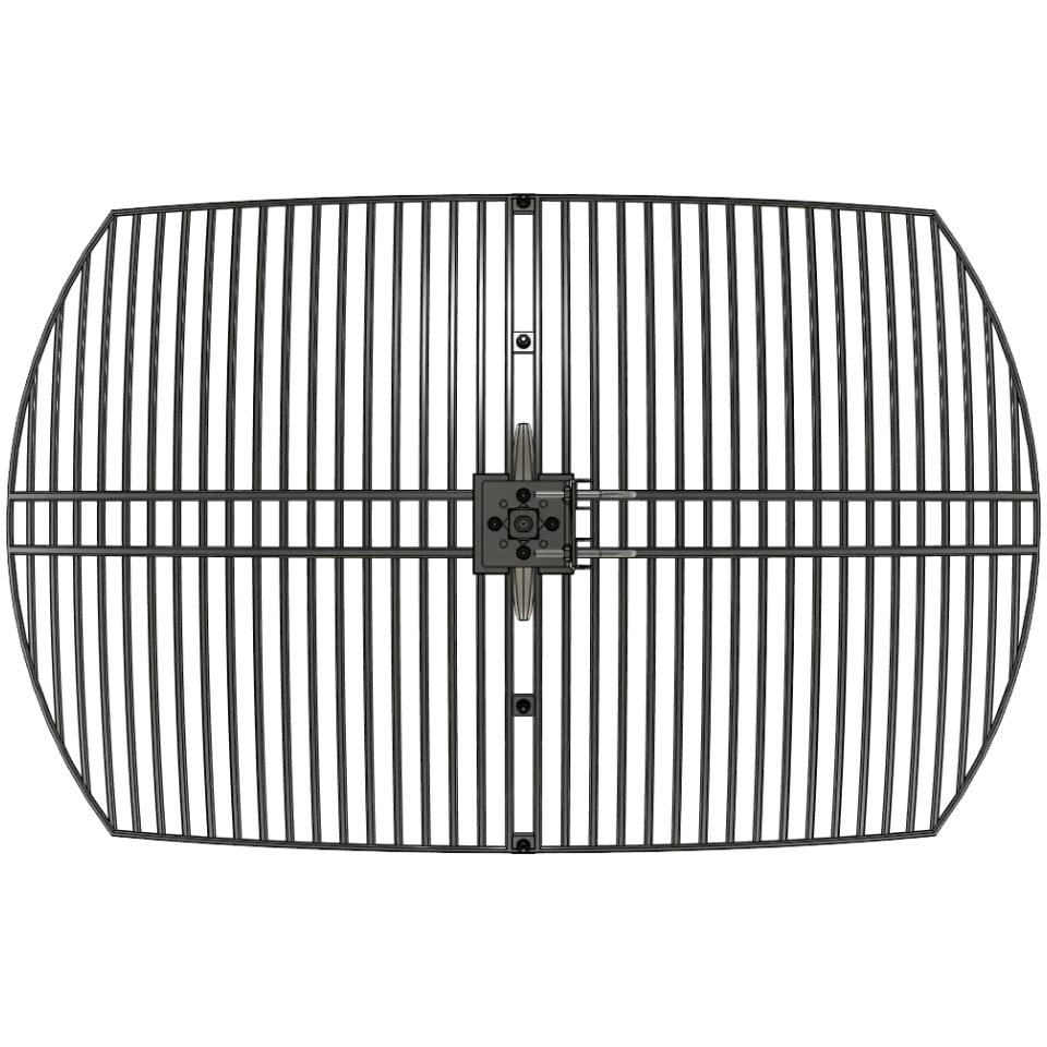 Powertec 4G-5G Wideband Grid Antenna, 698 to 4000 MHz, 4.3-10 Female – view 3