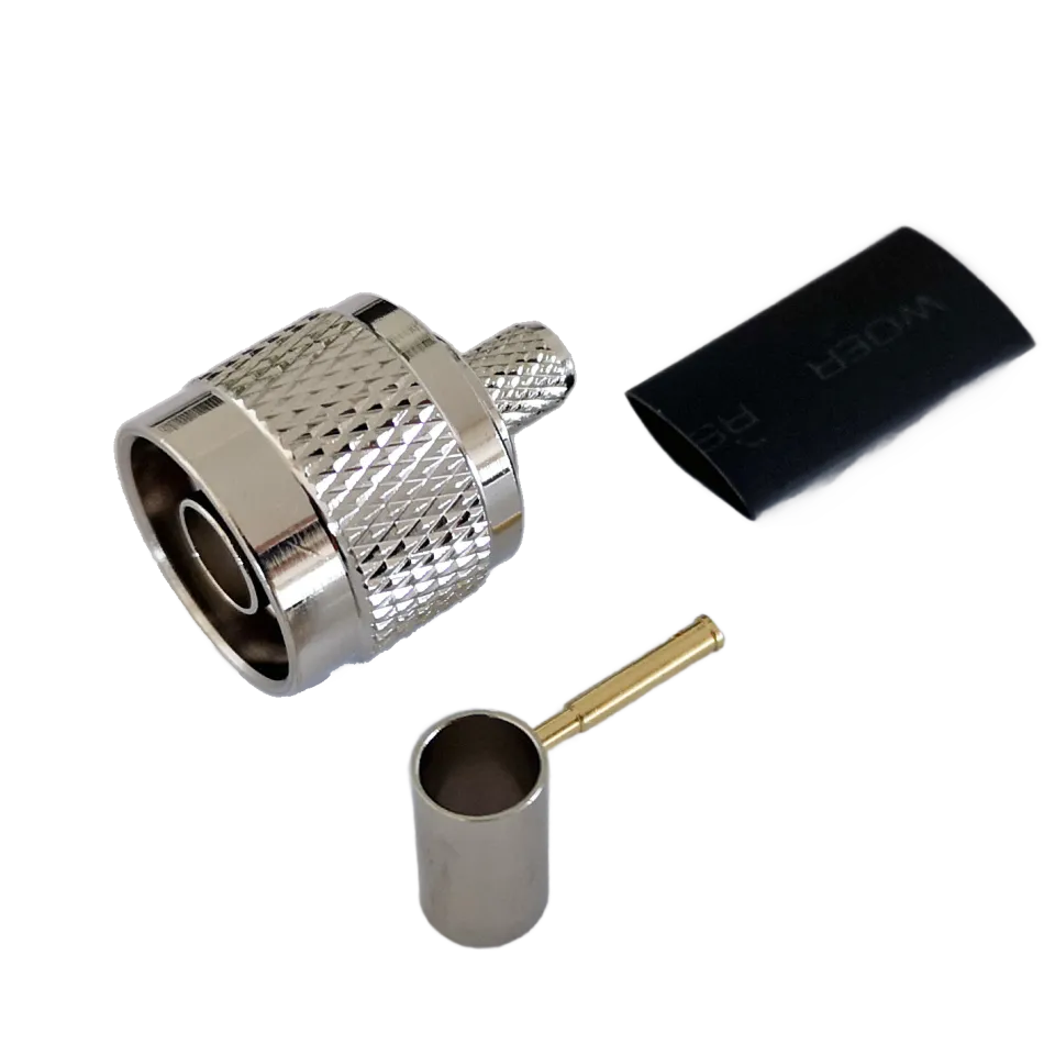 N Male Connector for L-240 Coaxial Cable