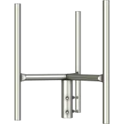 APAC GC76 Series Galvanised Steel Headframe, 3 Sector - View 2 (100-AP-GC76-HF3)