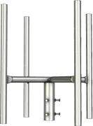 APAC GC76 Series Galvanised Steel Headframe, 4-Sector - View 2 (100-AP-GC76-HF4)