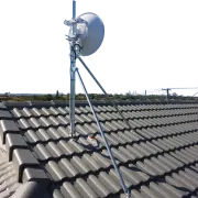 APAC GC48T Collared Tile Roof Mast 48mm Pole - View 2 (100-AP-RM-GC48T-2)