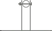 APAC GM48W Galvanised Steel Wall Mounted Mast, 48mm Pole - View 2 (100-AP-WM-GM48W-2)