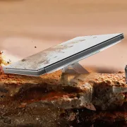 STARBEAM Starlink Mini Protective HDPE Hard Shell Cover - Transparent - View 2 (109-SB-CASE-MINI-HSCT)