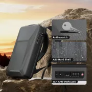STARBEAM Starlink Mini Hard Shell Anti-theft Backpack with TSA Lock & USB Ports - View 2 (109-SB-CAS-MINI-ATB)