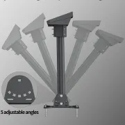 STARBEAM Starlink Gen 3 Adjustable Metal Roof & Wall Mount - View 2 (109-SB-MNT-G3-AMR-WM)