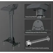 STARBEAM Starlink Gen 3 Adjustable Metal Roof & Wall Mount - View 5 (109-SB-MNT-G3-AMR-WM)