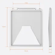 STARBEAM Starlink Mini Silicone Protective Cover with Hang Hooks - White - View 2 (109-SB-CAS-MINI-PCHHW)