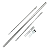 Hills 1.8m Metal Roof Mount with Starlink Gen3 Pole Adaptor Kit - View 3 (103-FB607327)