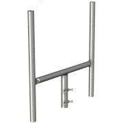 APAC GC48 Series Galvanised Steel Headframe, 2 Sector