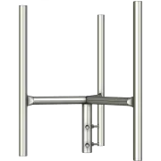 APAC GC48 Series Galvanised Steel Headframe, 3 Sector – view 2