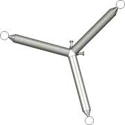 APAC GC48 Series Galvanised Steel Headframe, 3 Sector – view 3