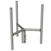 APAC GC76 Series Galvanised Steel Headframe, 3 Sector