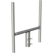 APAC GC76 Series Galvanised Steel Headframe, 2 Sector