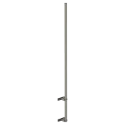APAC GM76W Galvanised Steel Wall Mount Mast, 76 mm Pole