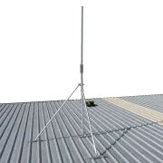 APAC GC48H Collared Hinged Roof Mast, 48mm Pole, 3m
