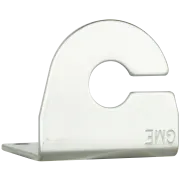 GME MB415SS - 2.5mm L-Bracket with Cable Slot - Stainless Steel