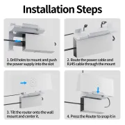 STARBEAM Starlink Gen 3 Router & Power Supply Wall Mount Kit - Screw Mount – view 2