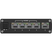 Teltonika TSW101 Industrial Unmanaged PoE+ for Transportation – view 2