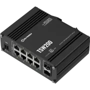 Teltonika TSW200 Industrial Unmanaged PoE+ Switch – view 2
