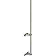 APAC GM48W Galvanised Steel Wall Mounted Mast, 48mm Pole