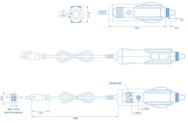 Teltonika Automotive Power Supply drawing